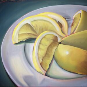 When Life Serves you Lemons - 24 x 20 oil on canvas