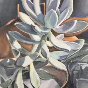 My Favorite Succulent - 14 x 18 oil on canvas